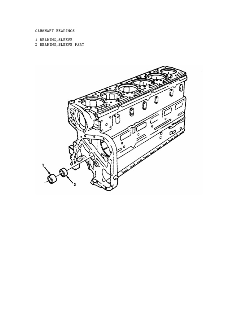 Camshaft Sleeve Bearings Overview | PDF