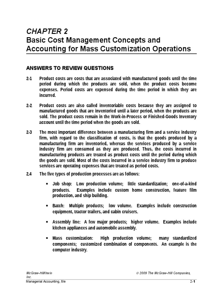Chap002 Basic Cost Management | PDF | Inventory | Income Statement