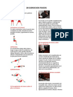 20 Ejercicios de Educacion Fisica