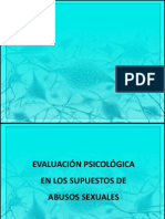 Evaluacción Psicológica en Los Supuestos de Abusos Sexuales