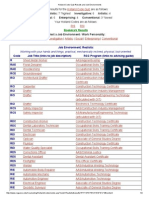 Holland Code Quiz Results and Job Environments