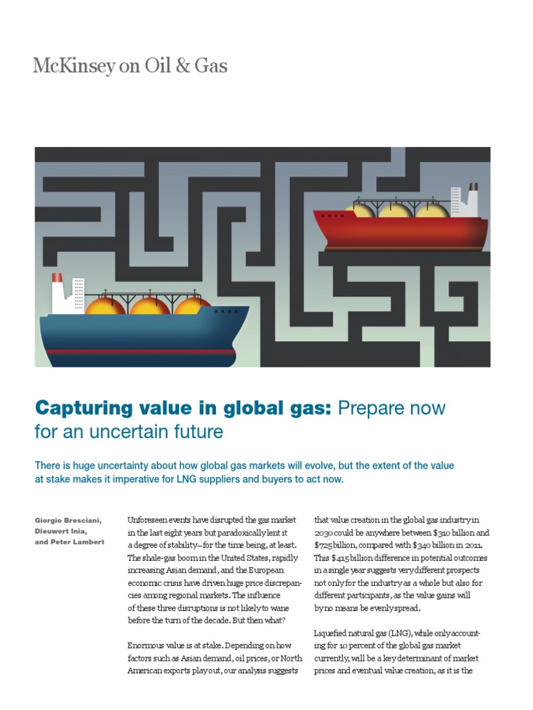 Capturing Value in Global Gas LNG | PDF | Liquefied Natural Gas | Price ...