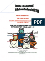 4D Halloween Flier