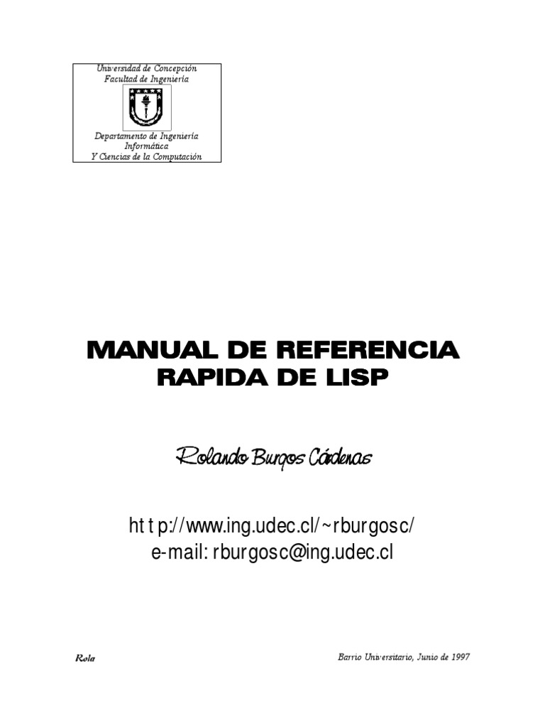 Manual Programacion Lisp | PDF | Business
