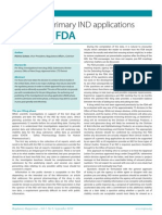 Managing Primary Ind Applications With the FDA