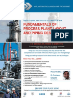 Fundamentals of Process Plant Layout and Piping Design: 12 Modules Over 3 Months
