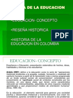 Historia de La Educacion - Presentacion
