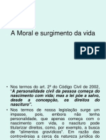 A moral e o surgimento da vida.ppt