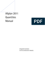 Allplan 2011 BCM Manual Quantities PDF