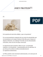 Richad Linares - Que Es El Whey Protein PDF