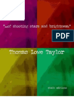 Thomas Lowe Taylor - "...of shooting stars and brightness."