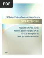 BW/BI Architecture BW/BI Architecture BW/BI Architecture