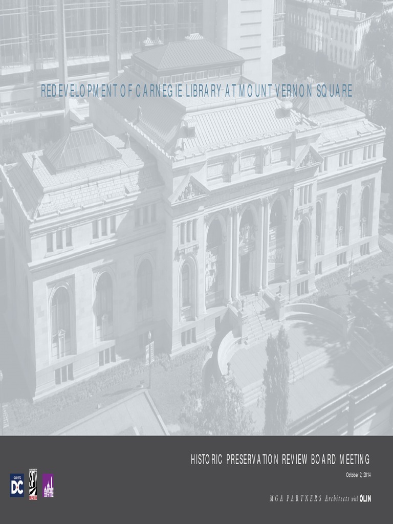Carnegie Library Redevelopment Plan | PDF | Mount Vernon | Museum