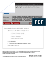 National Research Council report on eyewitness identification