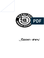 Sushi-Zen Menu