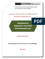 Gobernabilidad, Gobernanza y Territorio