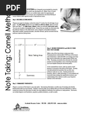 cornell note taking