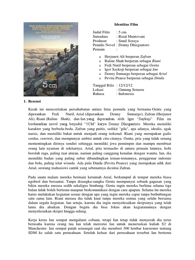 Resensi Film 5cm PDF
