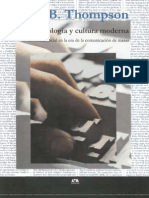 Thompson John B - Ideologia y cultura moderna. Teoría crítica social en la era de la comunicación de masas.pdf