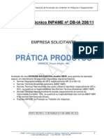Manual Especificação Equipamento PDF