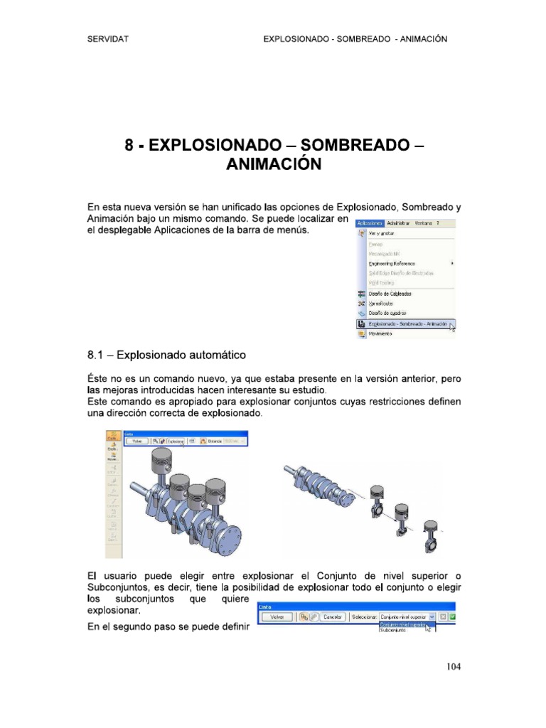 Guía de Explosionado en Solid Edge | PDF | Informática