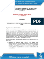 Actividad de Aprendizaje Unidad 3 Requisitos e Interpretación de La Norma ISO 90012008 - v2