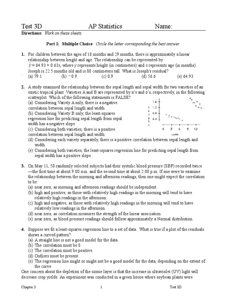 ap statistics 4.2 homework answers