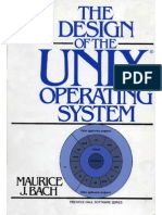 The Design of Unix Operating System by Maurice j Bach