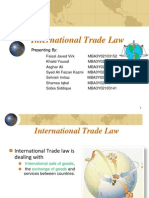 International Trade Law: Presenting by