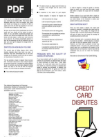 Unauthorized Use: Also See Our Brochure On Fair Credit Billing