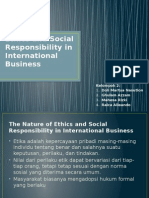 Ethics and Social Responsibility in International Business