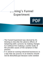 Deming's Funnel Experiment