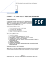 GPSSIM14 - 14 Channel - L1, L2 C/A & P Code GPS Simulator: Hardware Description