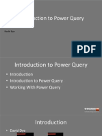 Introduction To Power Query
