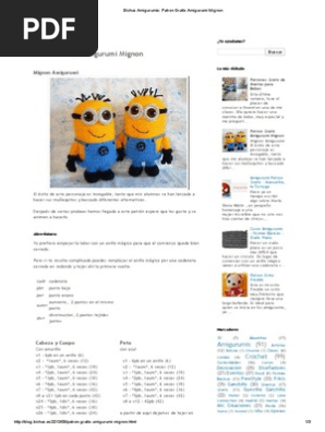 amigurumi patrones gratis pdf