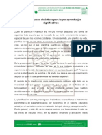 Diseñar Recursos Didácticos para Lograr Aprendizajes Significativos PDF