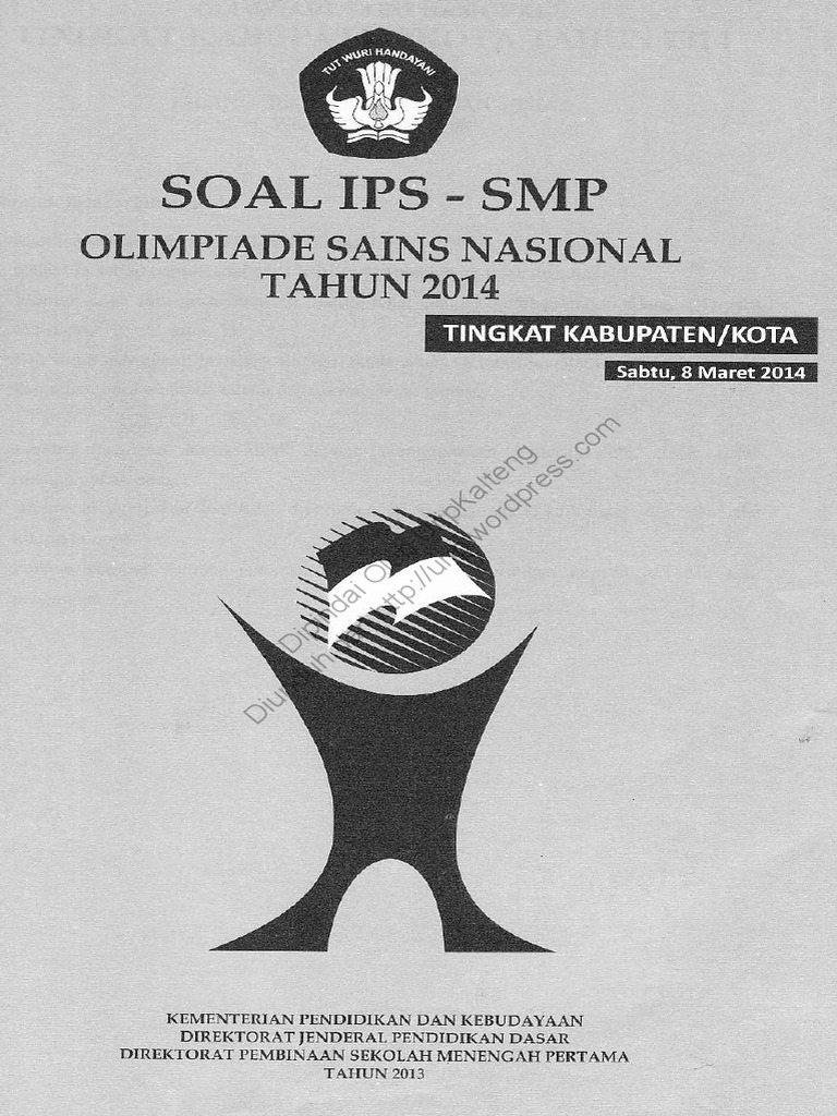 soal-osn-ips-smp-2014