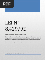 Lei nº 8429-92  - Improbidade Administrativa - Atualizada até 05 janeiro 2014.pdf