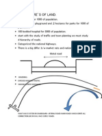 Town Planning Guidelines for Land Use, Roads, and Infrastructure