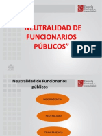 Neutralidad de Funcionarios Públicos.ppt