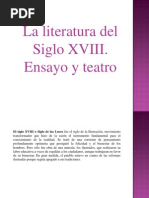 Presentacion Literatura Siglo XVIII