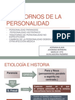 Trastorno de La Personalidad Paranoide-Histriónica-Tp - No Especifico-Cambio de Personalidad