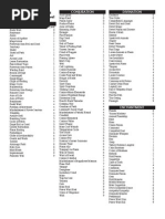 D&D 5E Random Spell Scroll Table | PDF | Nature