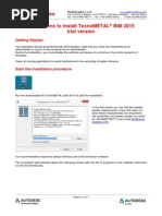 TecnoMETAL TRIAL 2015 Installation Instructions