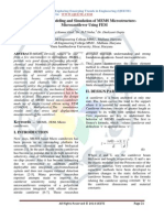 Analytical Modeling and Simulation of MEMS Microstructure-Microcantilever Using FEM