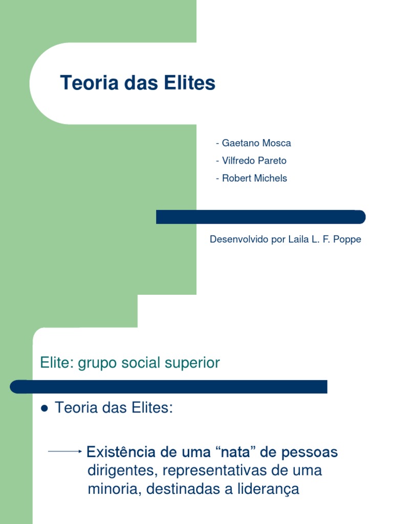 Teoria Das Elites | PDF
