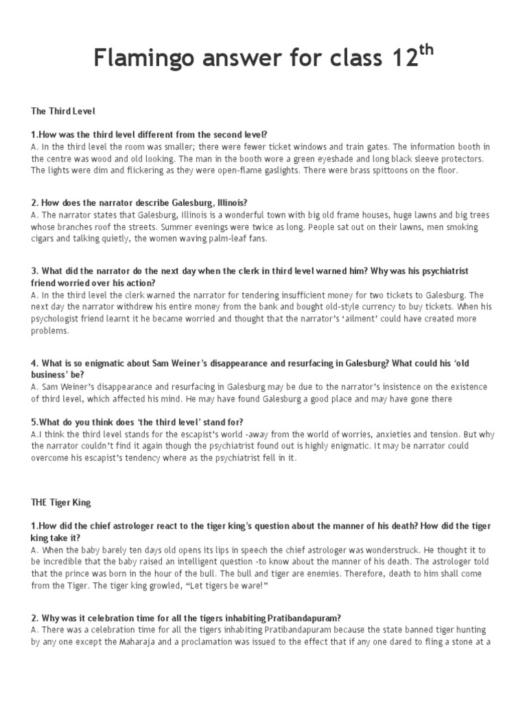 Flamingo Answers by Smartgalaxyy | PDF | Mahatma Gandhi