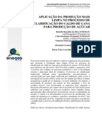 Aplicação Da Produção Mais Limpa No Processo de Clarificação Do Caldo de Cana PDF