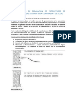 Procedimientos de Reparacion de Estructuras de Concreto Armado