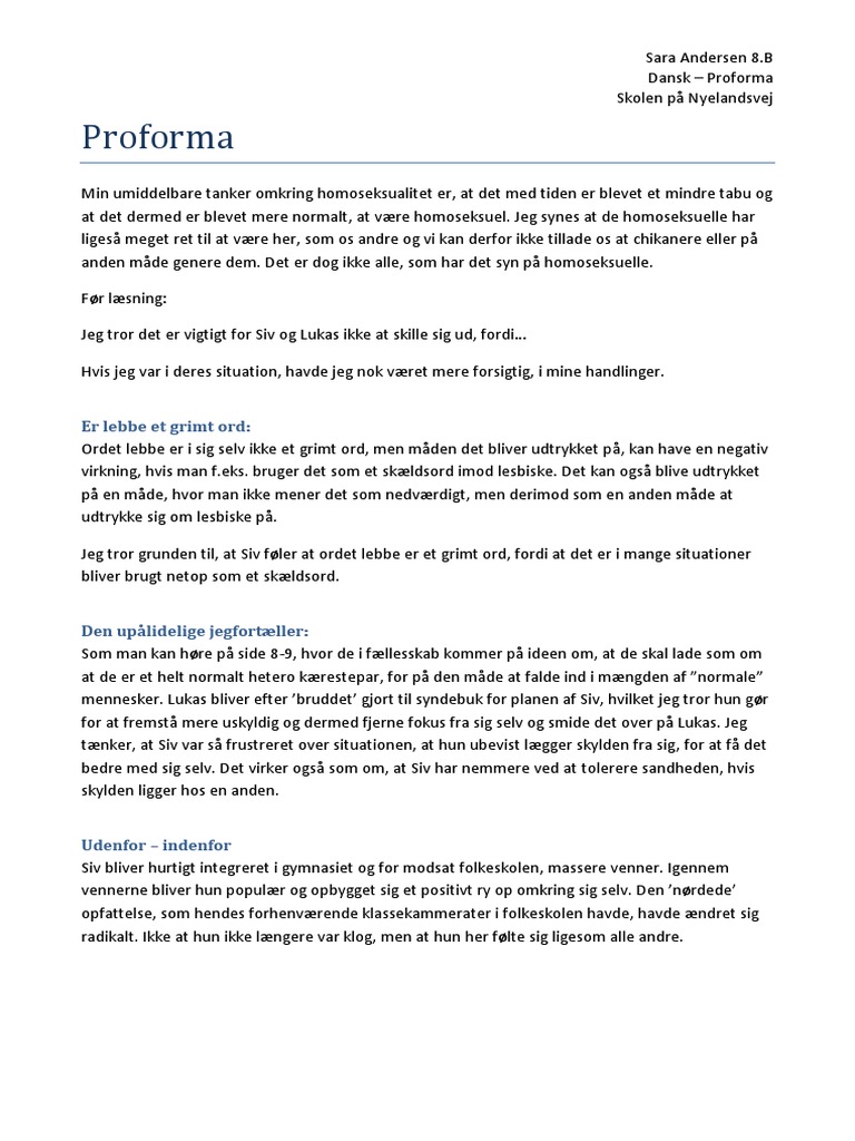 Proforma | PDF